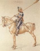 Equestrian Kninght in Armor Albrecht Durer